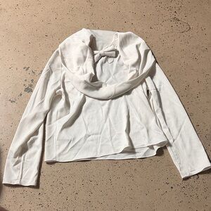 H&M Cream Cowl Neck Top